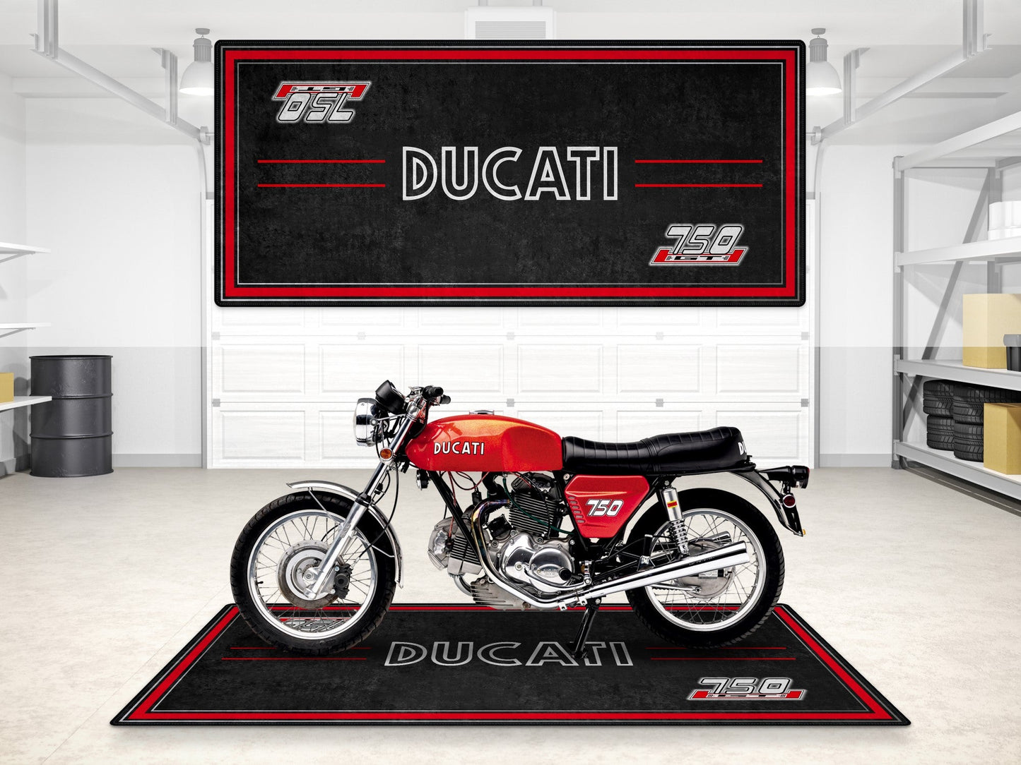 MPM Motorcycle Mat for Ducati 750 GT 1973 - MM7203