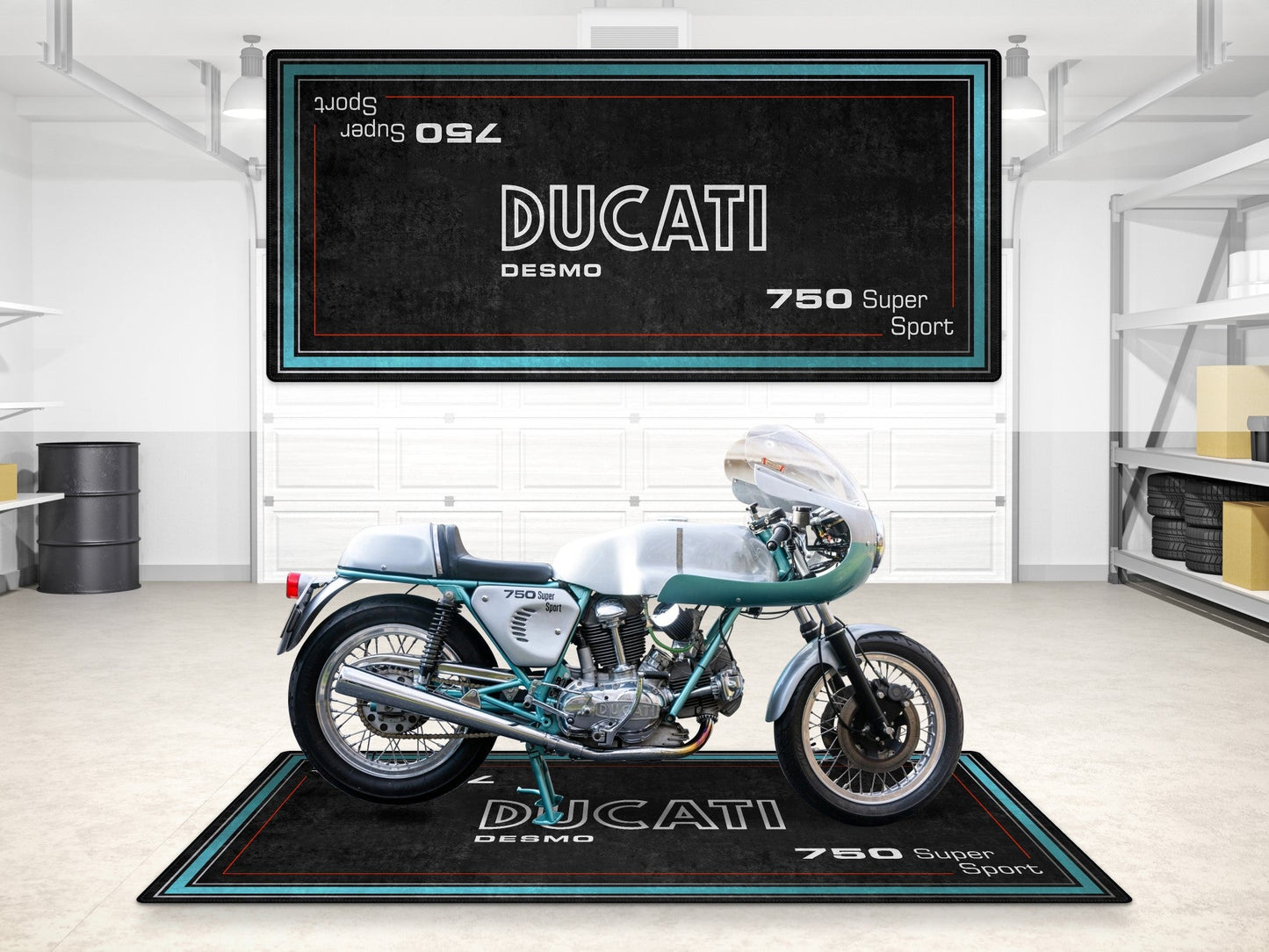 MPM Motorcycle Mat for Ducati Desmo 750 Super Sport - MM7222