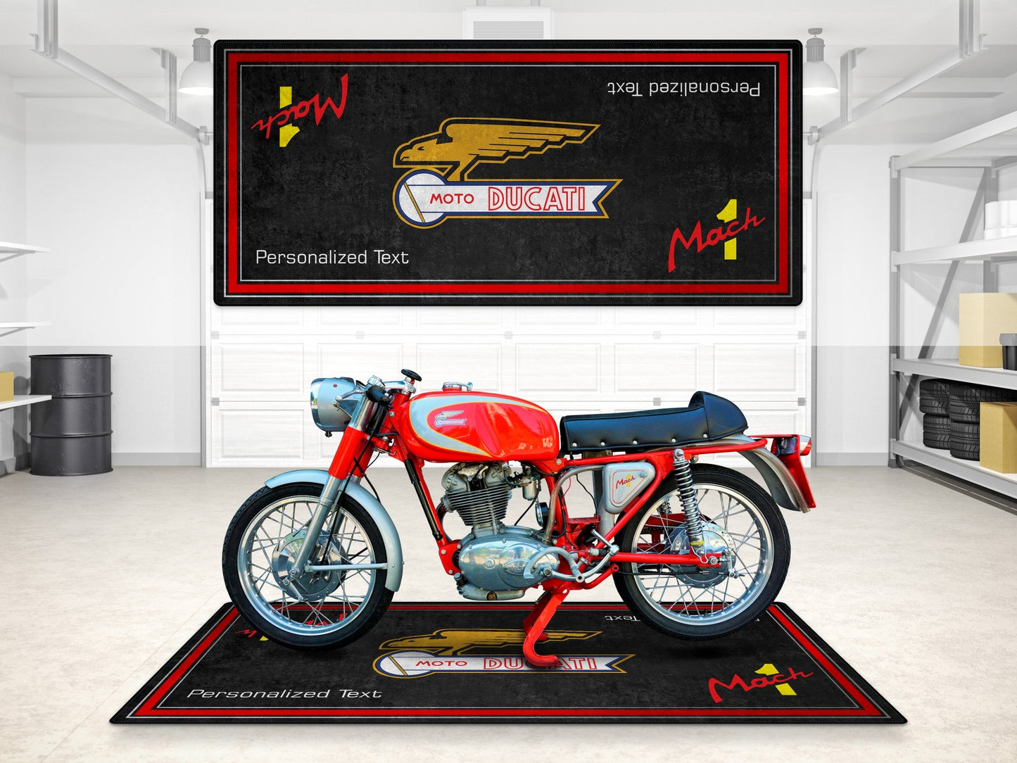 MPM Motorcycle Mat for Ducati Classic Moto Mach 1 - MM7225