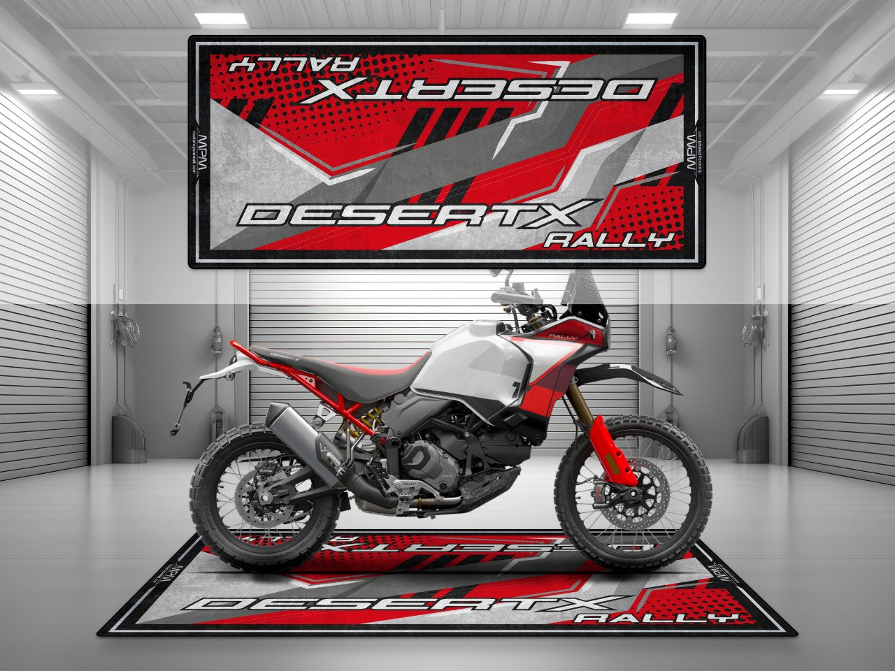 MPM Motorcycle Mat for Ducati DesertX Rally - MM4104