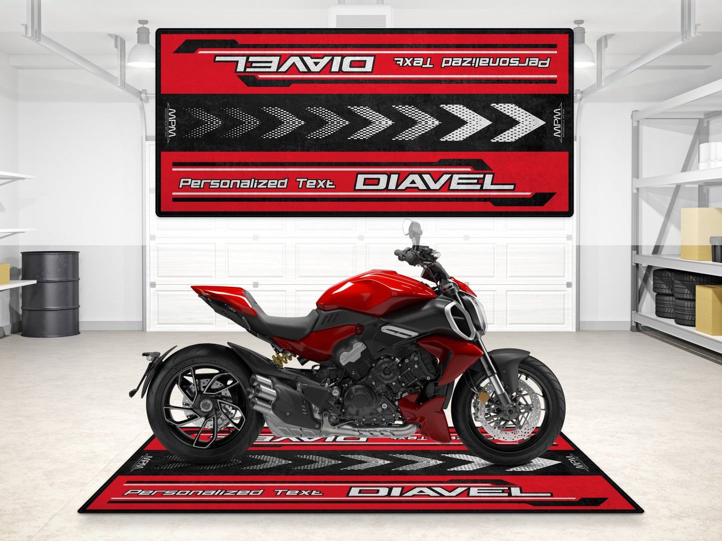 MPM Motorcycle Mat for Ducati DIAVEL - MM7169