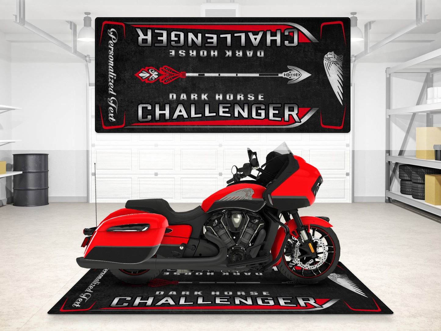 MPM Motorcycle Mat for Indian Challenger Dark Horse - MM7332