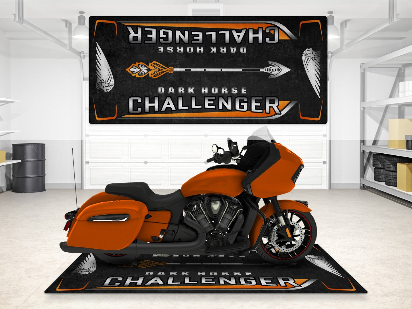 MPM Motorcycle Mat for Indian Challenger Dark Horse - MM7332