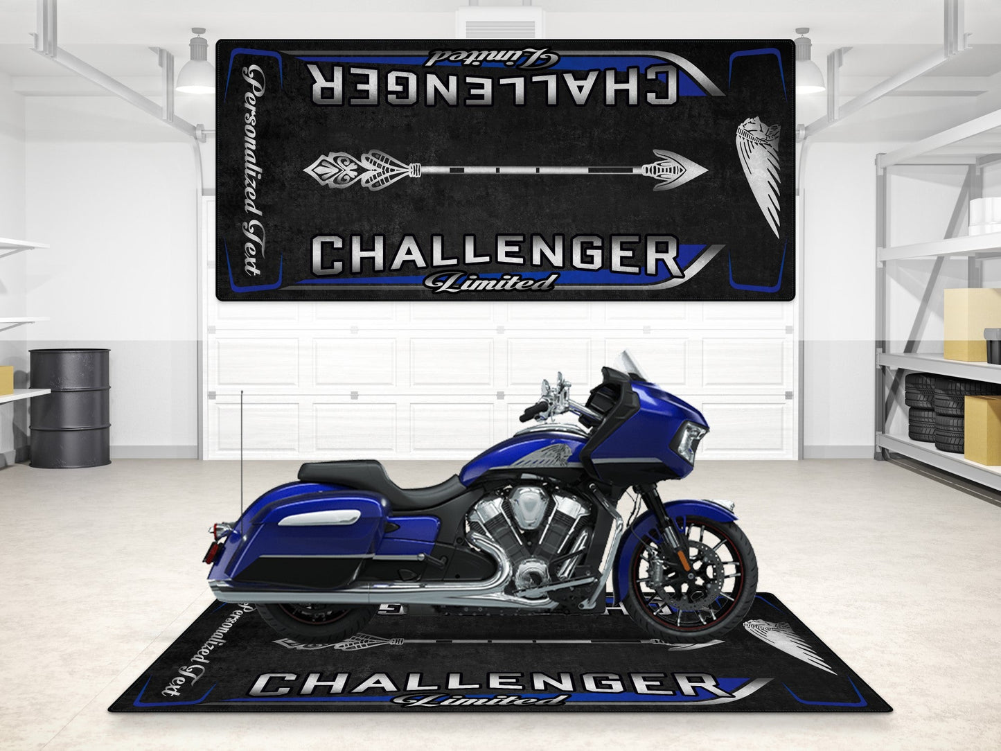 MPM Motorcycle Mat for Indian Challenger Limited - MM7333