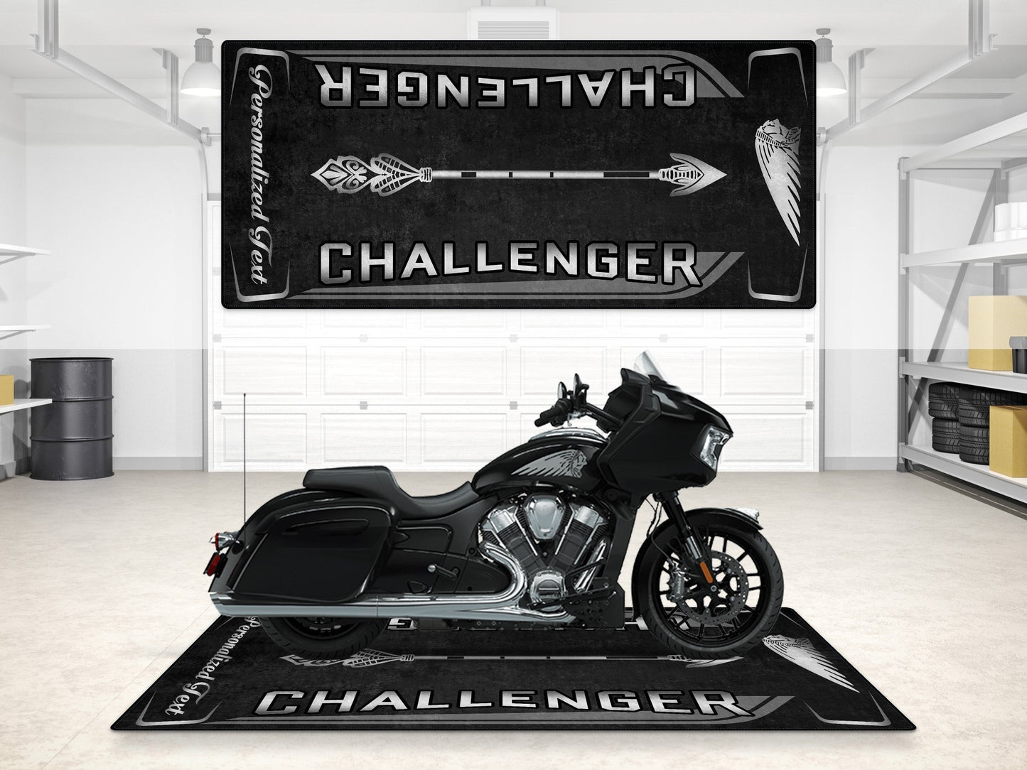 MPM Motorcycle Mat for Indian Challenger - MM7331