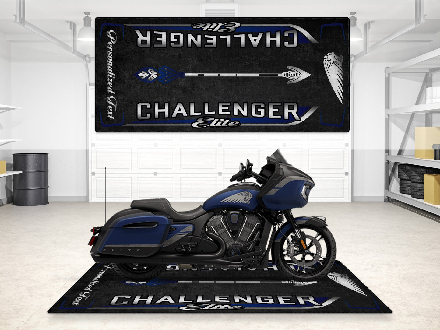 MPM Motorcycle Mat for Indian Challenger Elite - MM7334