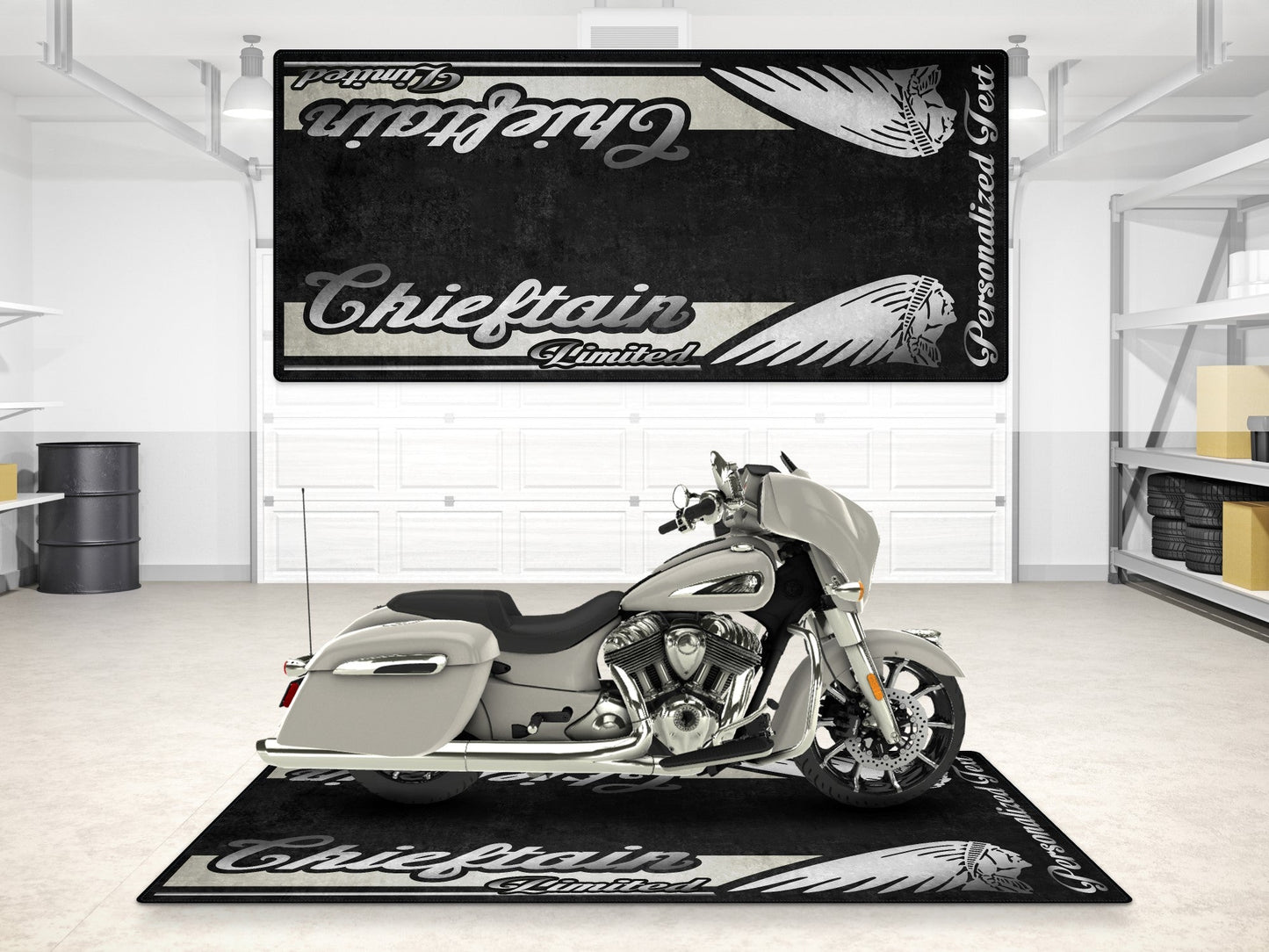 MPM Motorcycle Mat for Indian Chieftain Limited - MM7329