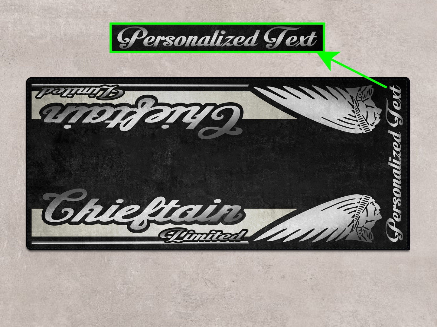 MPM Motorcycle Mat for Indian Chieftain Limited - MM7329