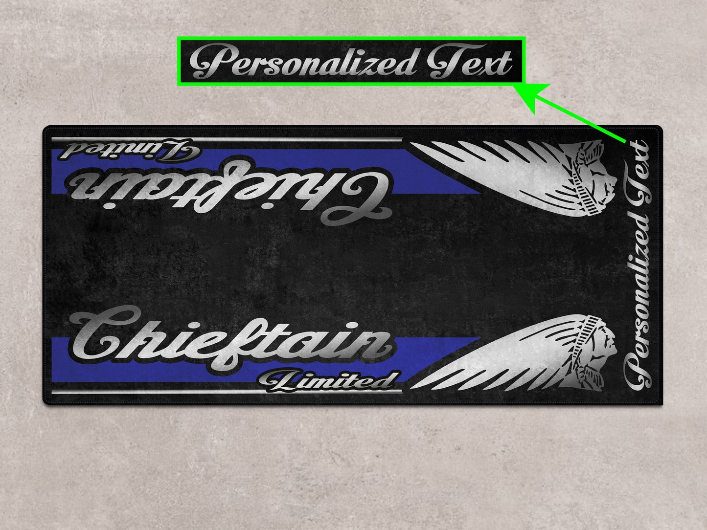 MPM Motorcycle Mat for Indian Chieftain Limited - MM7329