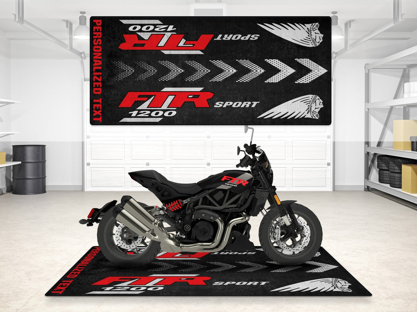 MPM Motorcycle Mat for Indian FTR Sport 1200 - MM7316
