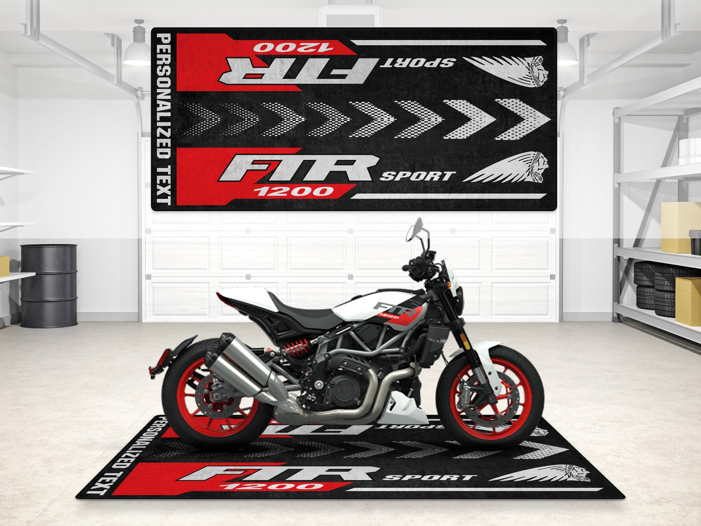 MPM Motorcycle Mat for Indian FTR Sport 1200 - MM7316