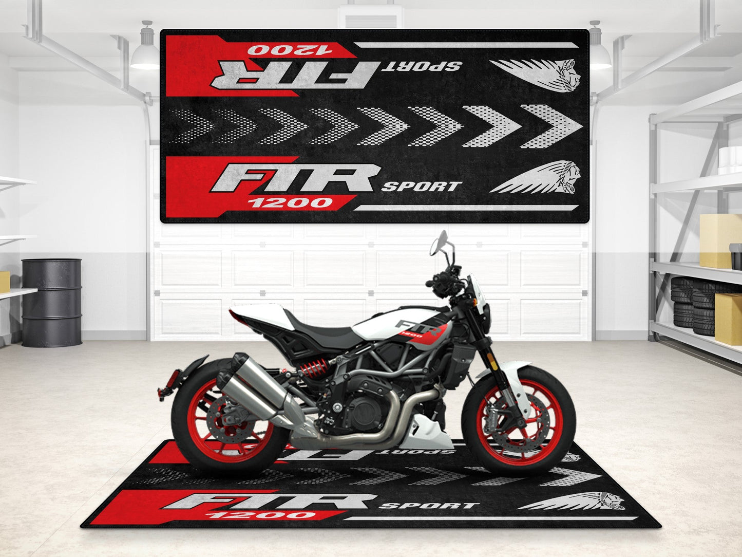 MPM Motorcycle Mat for Indian FTR Sport 1200 - MM7316
