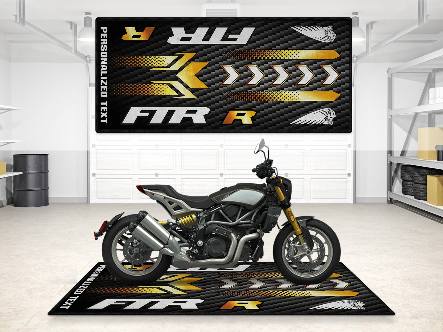 MPM Motorcycle Mat for Indian FTR Carbon 1200 - MM7317