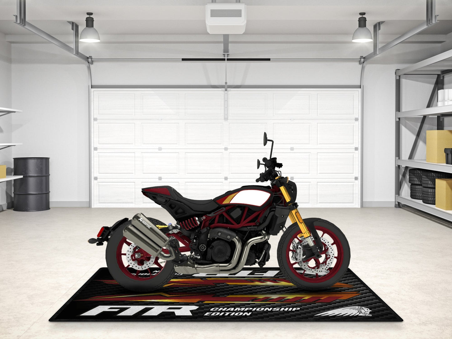 MPM Motorcycle Mat for Indian FTR Championship Edition - MM7319