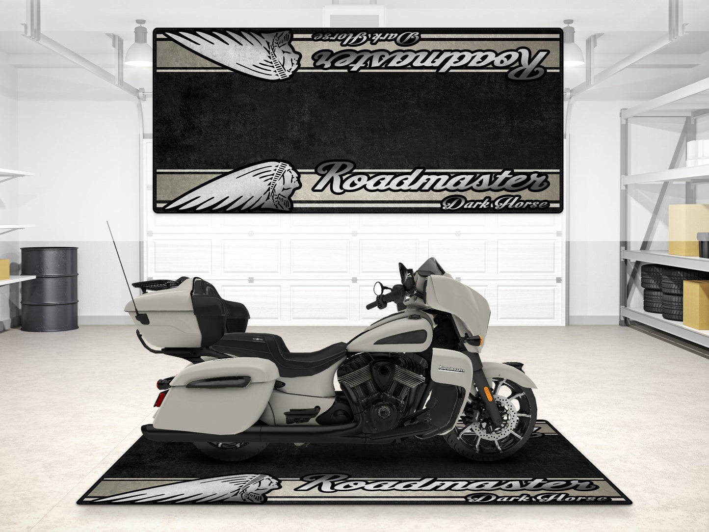 MPM Motorcycle Mat for Indian Roadmaster Dark Horse - MM7337