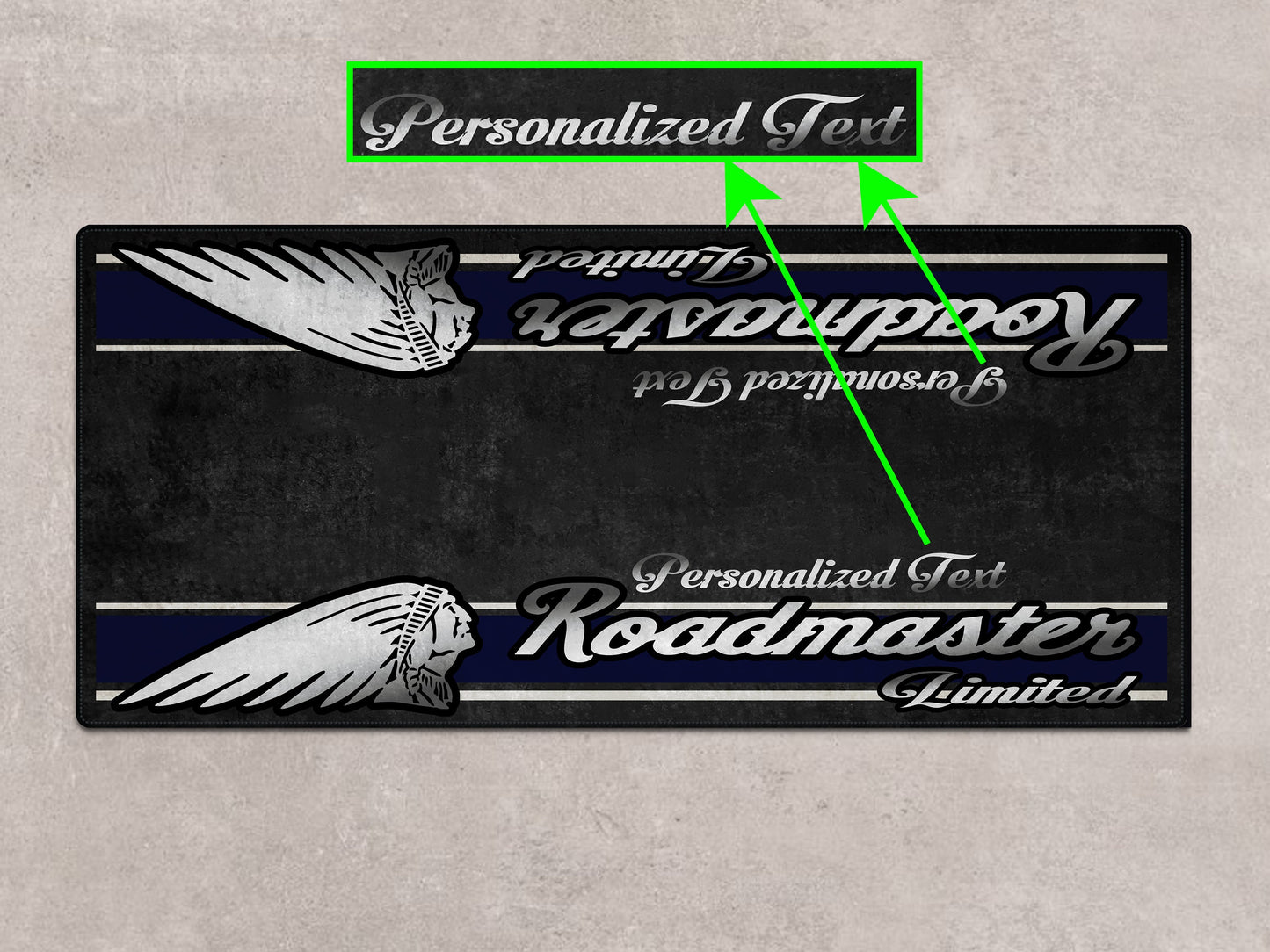 MPM Motorcycle Mat for Indian Roadmaster Limited - MM7336