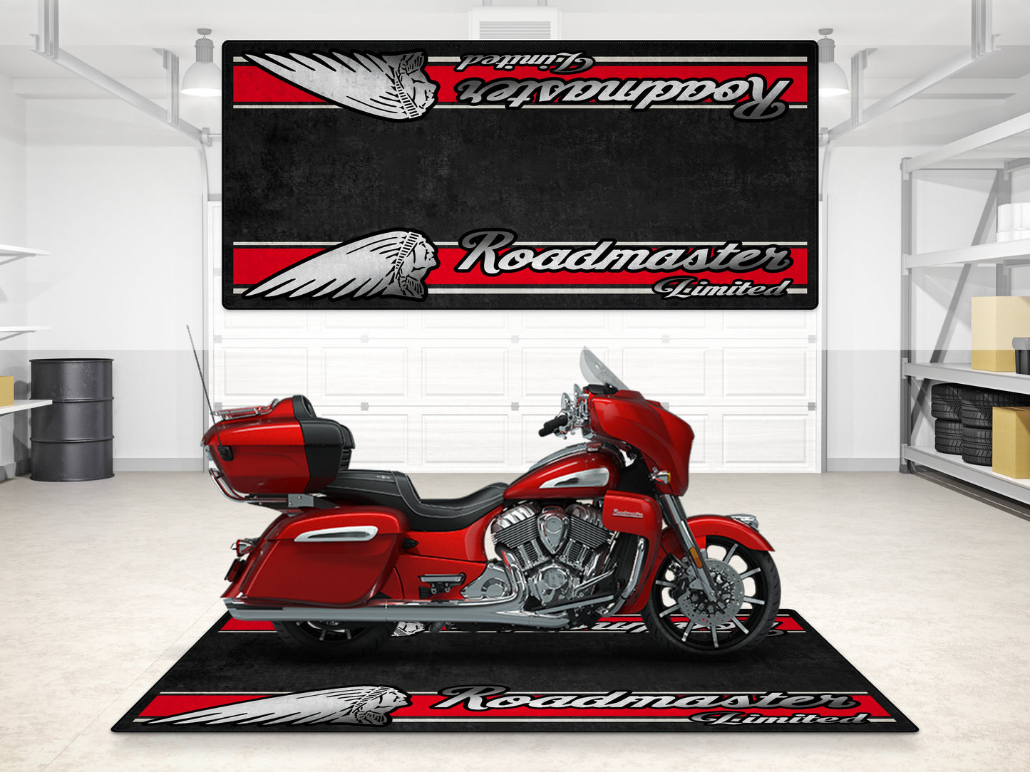 MPM Motorcycle Mat for Indian Roadmaster Limited - MM7336