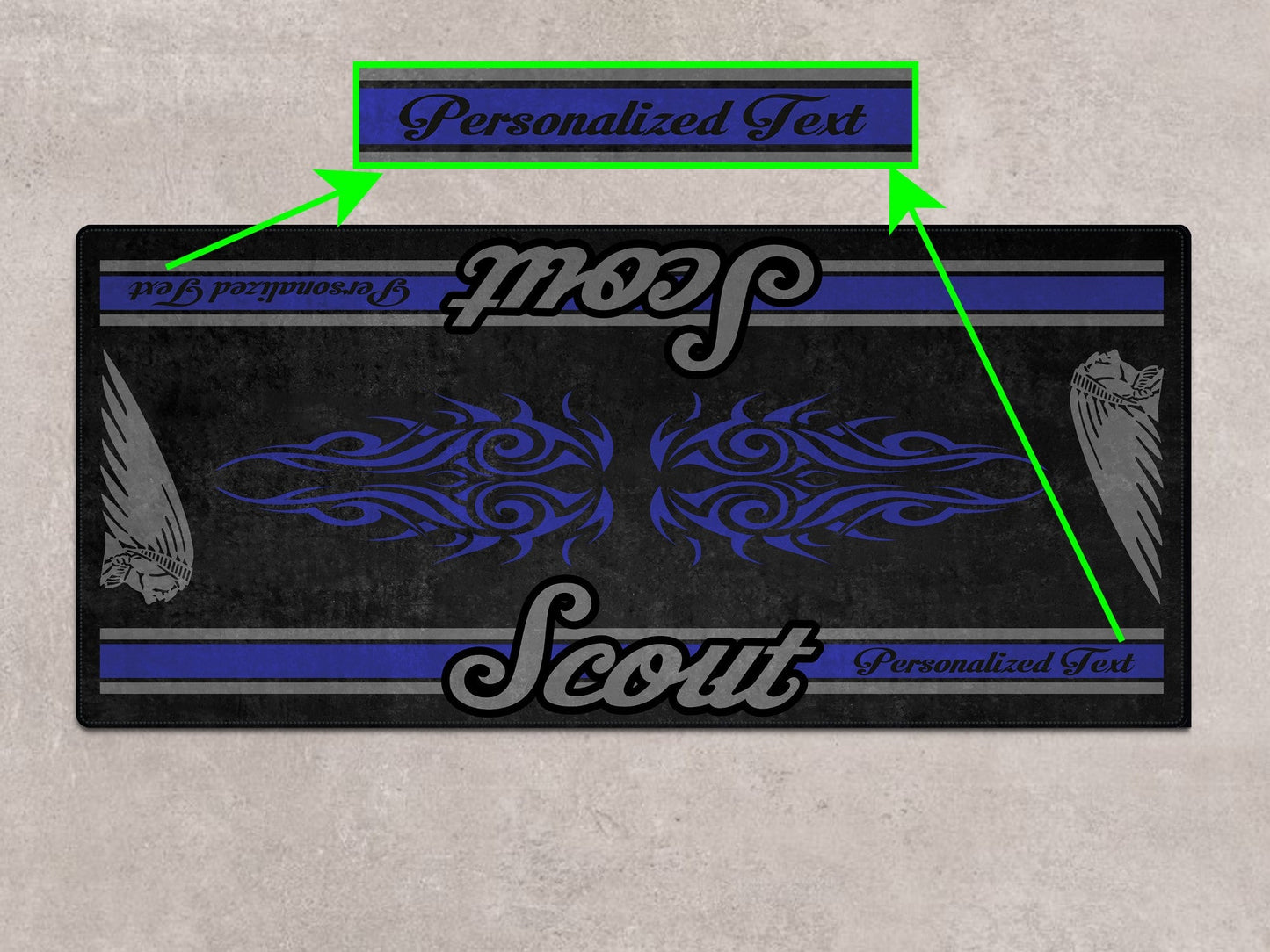MPM Motorcycle Mat for Indian Scout Bobber Sixty - MM7320