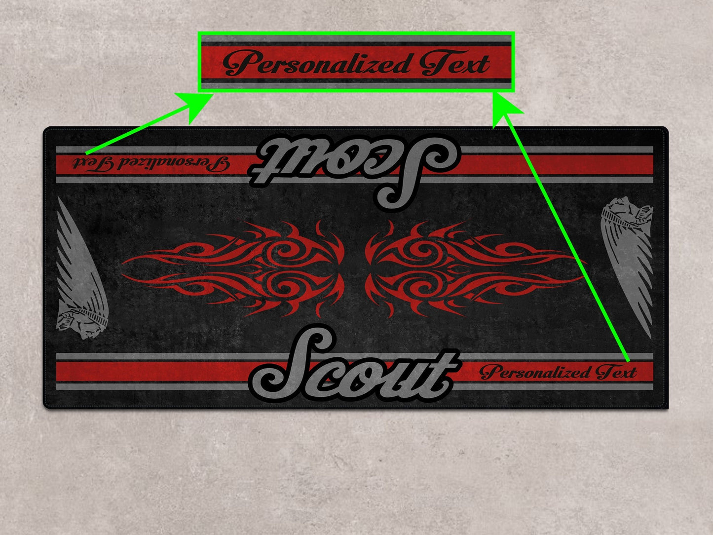 MPM Motorcycle Mat for Indian Scout Bobber Sixty - MM7320