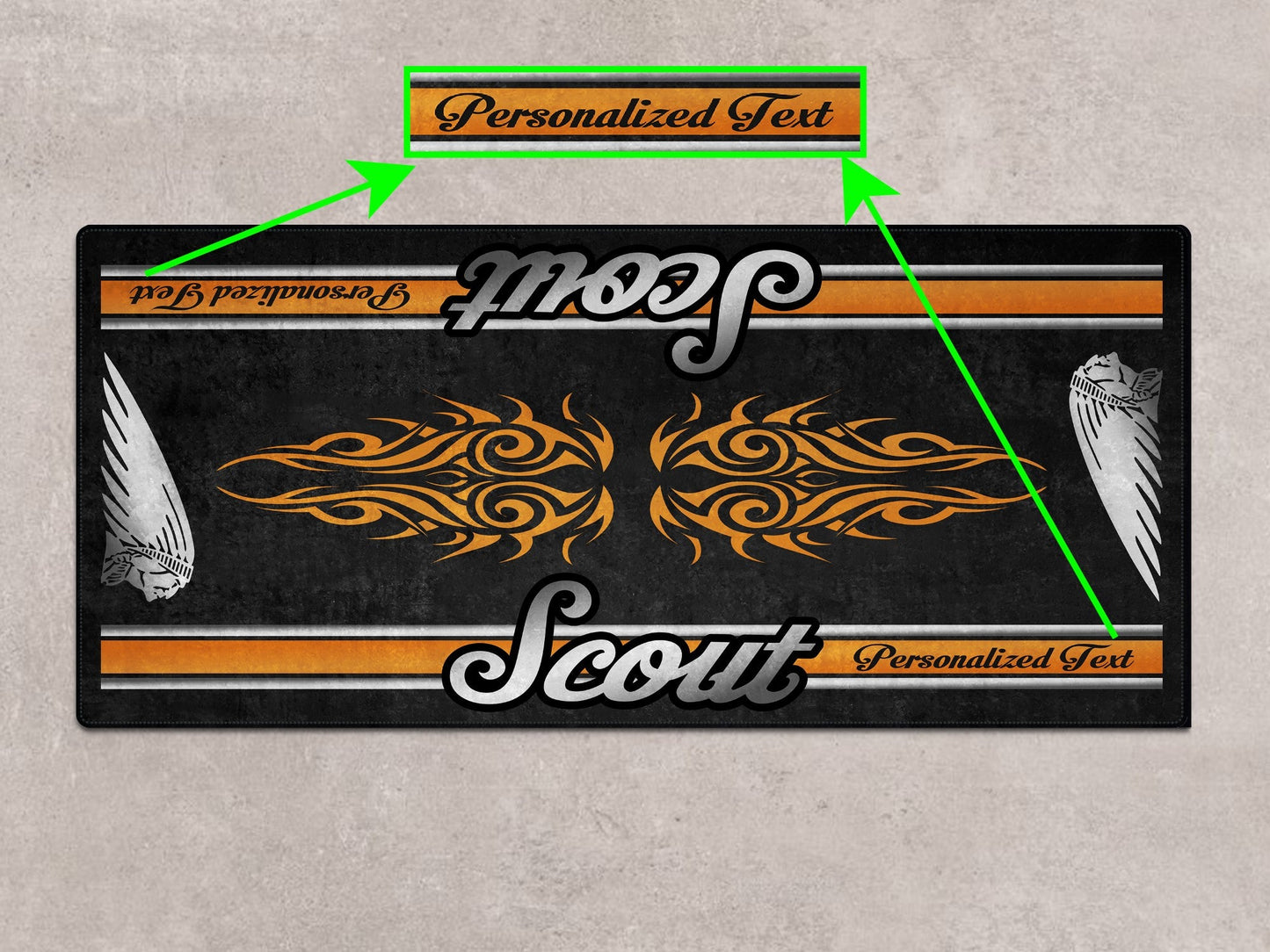 MPM Motorcycle Mat for Indian Scout - MM7323