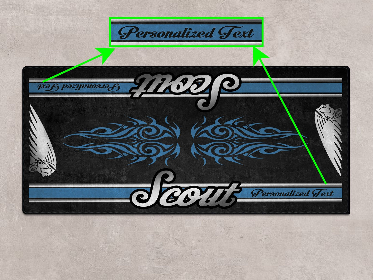 MPM Motorcycle Mat for Indian Scout Sixty - MM7322