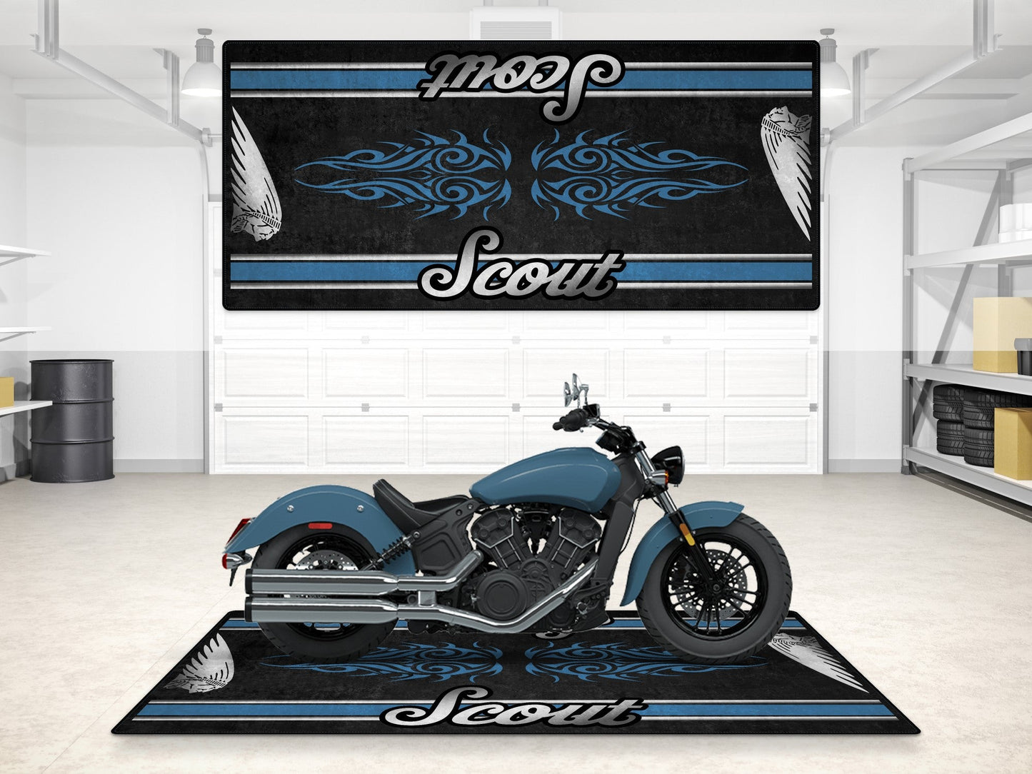 MPM Motorcycle Mat for Indian Scout Sixty - MM7322