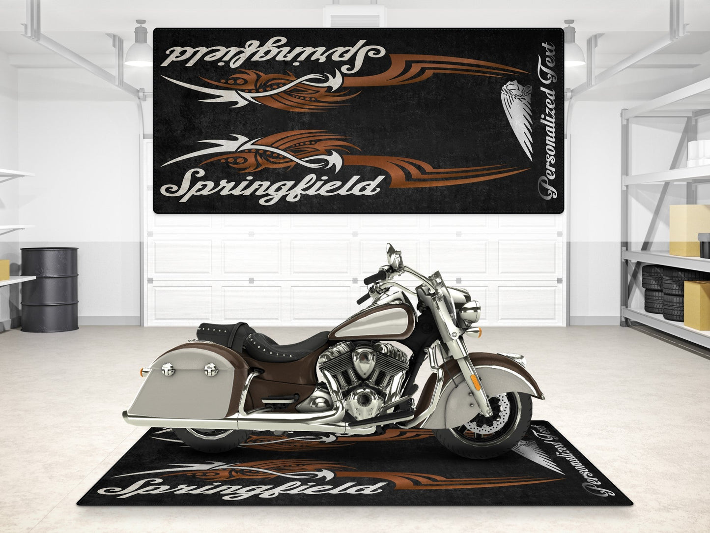MPM Motorcycle Mat for Indian Springfield - MM7326