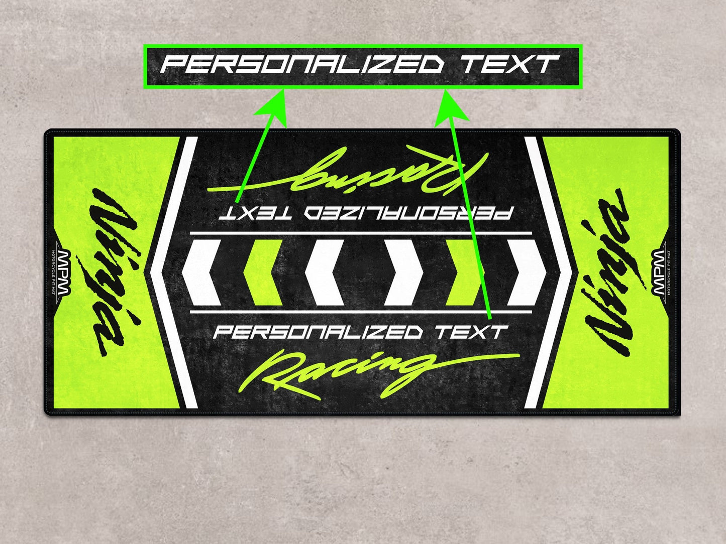 MPM Motorcycle Mat for Kawasaki Ninja - MM7136