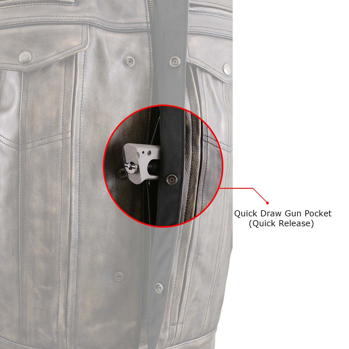 Milwaukee Leather MLM1508 Men's Distressed Brown Premium Leather Motorcycle Rider Jacket