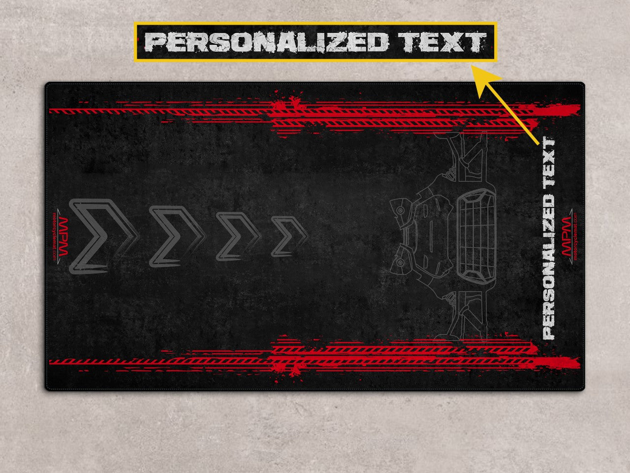 MPM Motorcycle Mat for Can-Am Ryker - U402