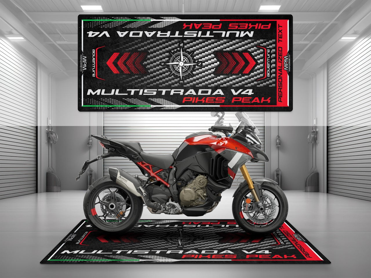 MPM Motorcycle Mat for Ducati Multistrada V4 Pikes Peak - MM4113