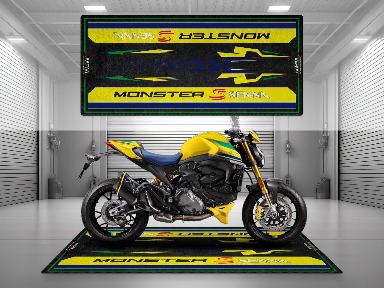 MPM Motorcycle Mat for Ducati Monster Senna - MM4107
