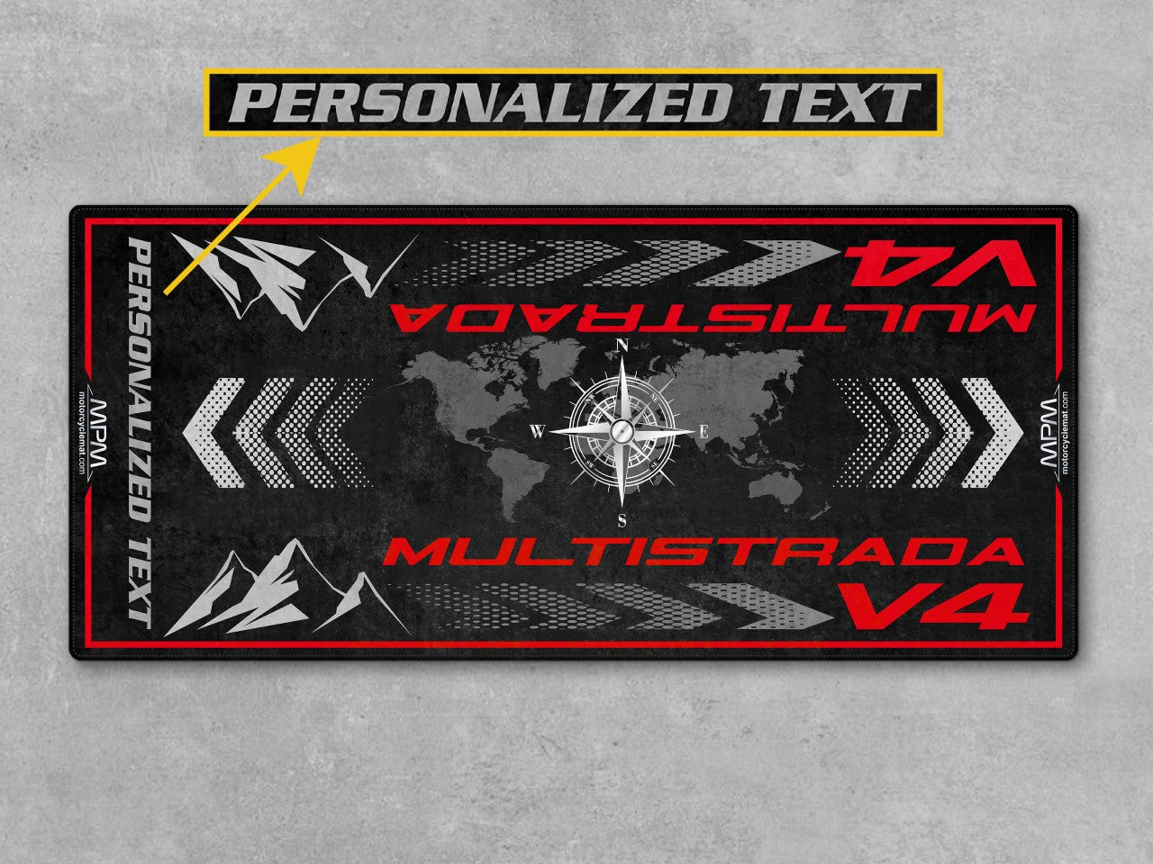 MPM Motorcycle Mat for Ducati Multistrada V4 - MM4109