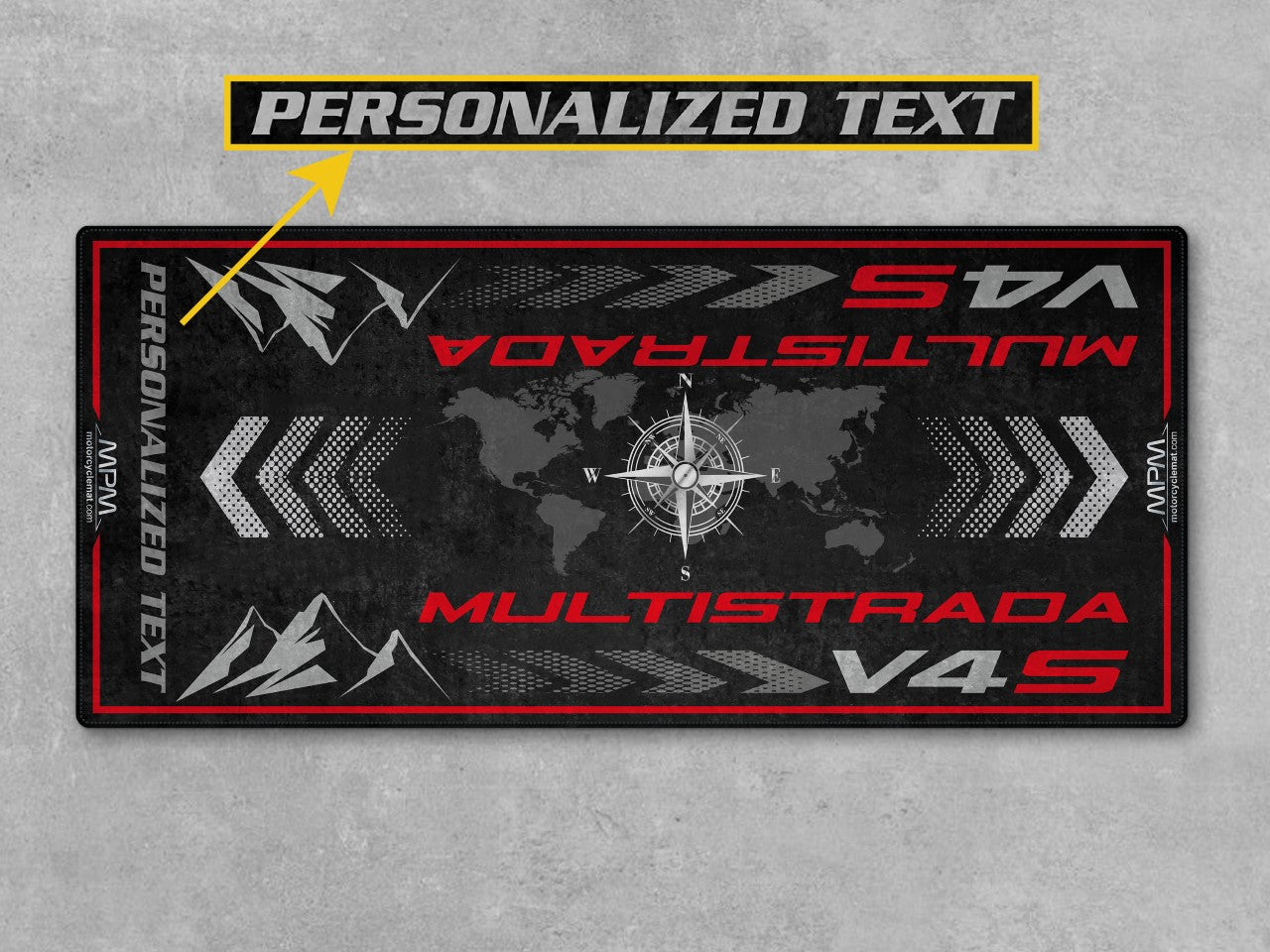 MPM Motorcycle Mat for Ducati Multistrada V4 S - MM4110