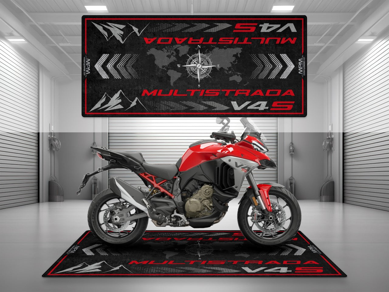 MPM Motorcycle Mat for Ducati Multistrada V4 S - MM4110