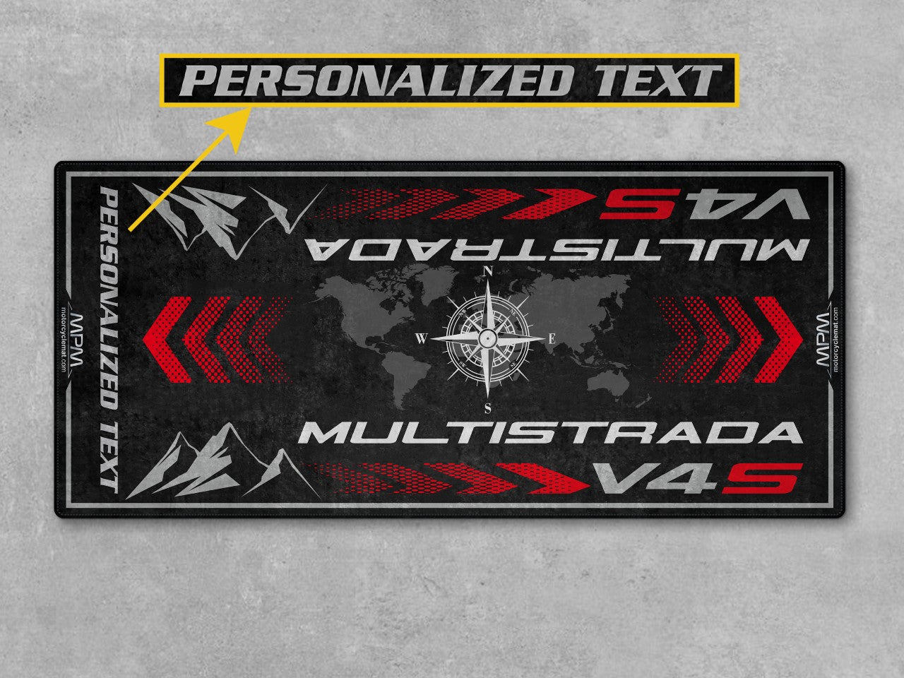 MPM Motorcycle Mat for Ducati Multistrada V4 S - MM4110