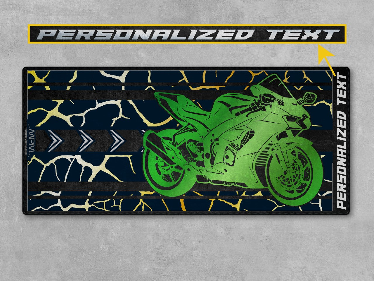 MPM Motorcycle Mat for Kawasaki - U202