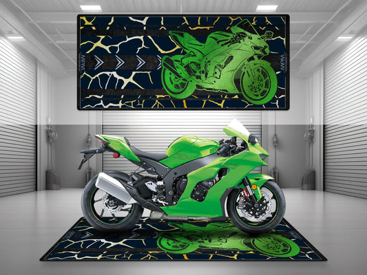 MPM Motorcycle Mat for Kawasaki - U202