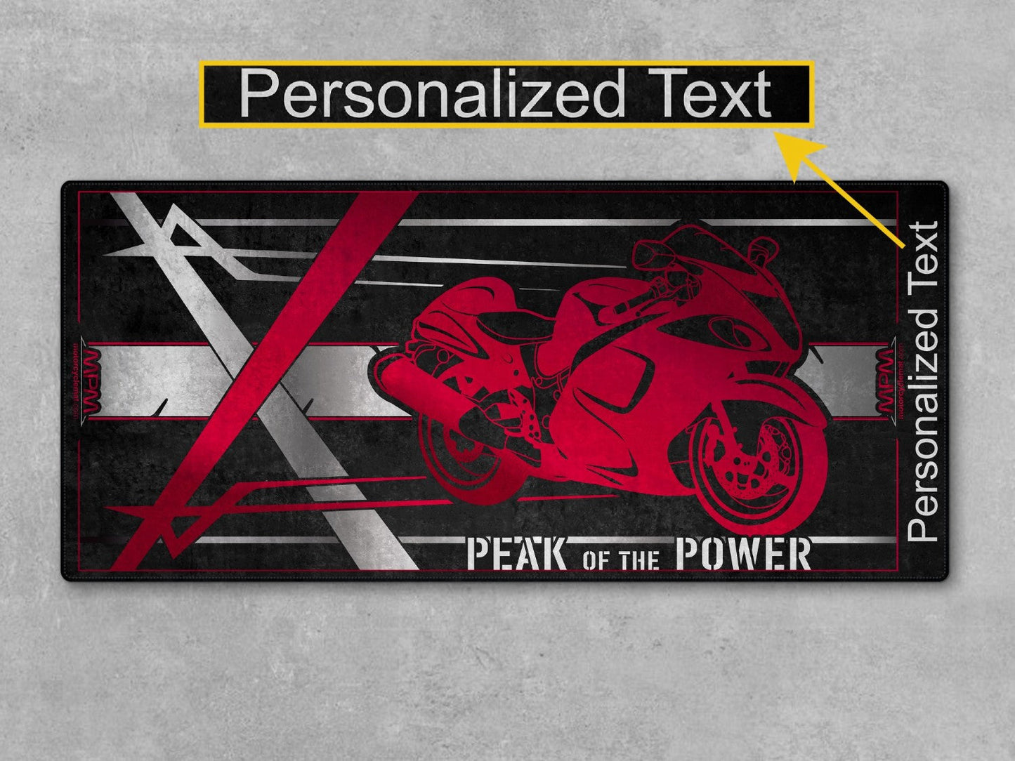 MPM Motorcycle Mat for Suzuki Hayabusa - U101