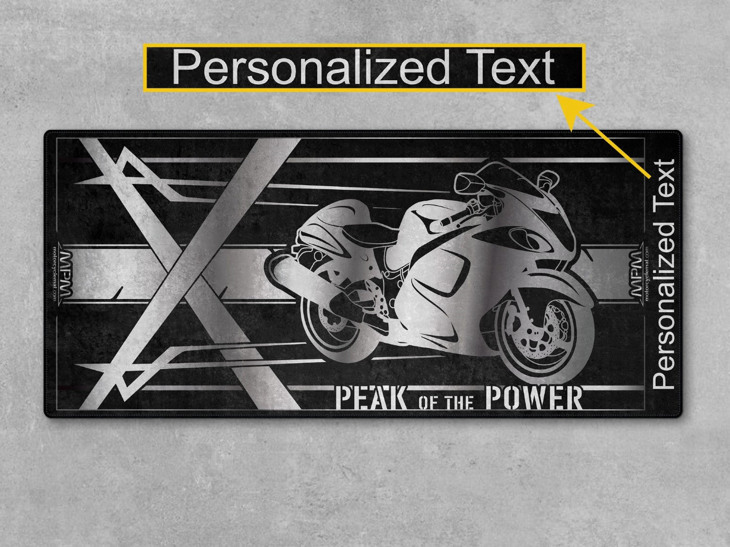 MPM Motorcycle Mat for Suzuki Hayabusa - U101