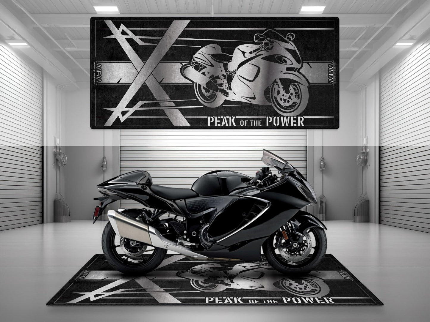 MPM Motorcycle Mat for Suzuki Hayabusa - U101