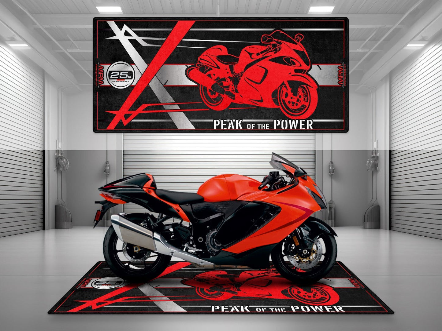 MPM Motorcycle Mat for Suzuki Hayabusa - U101