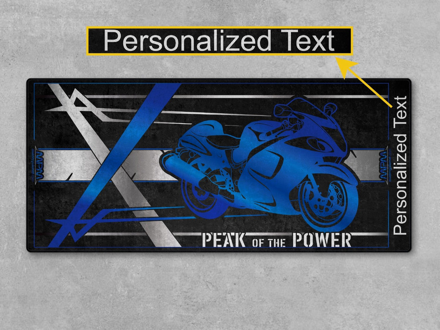 MPM Motorcycle Mat for Suzuki Hayabusa - U101