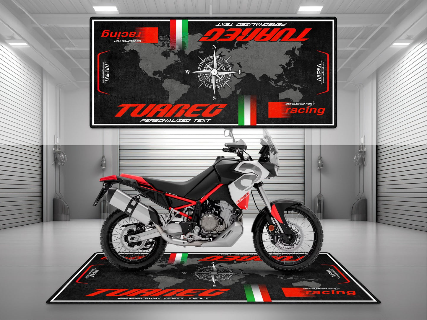 MPM Motorcycle Mat for Aprilia Tuareg - MM7274