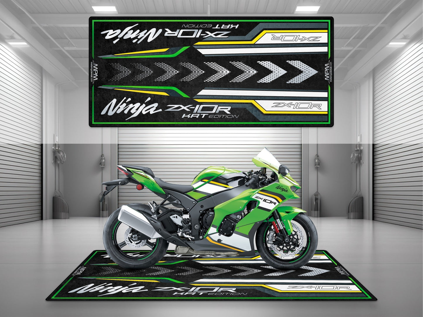 MPM Motorcycle Mat for Kawasaki Ninja ZX-10R KRT Edition - MM7399
