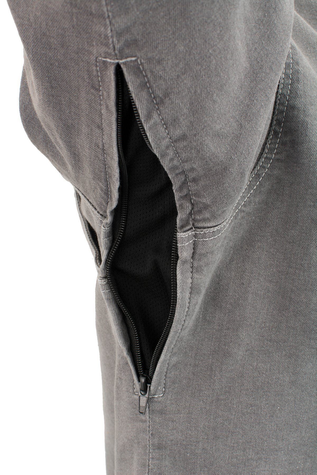 Milwaukee Leather MPM1621 Men's Grey Long Sleeve Flannel Biker Shirt w/ CE Armor - Reinforced w/ Aramid Fibers