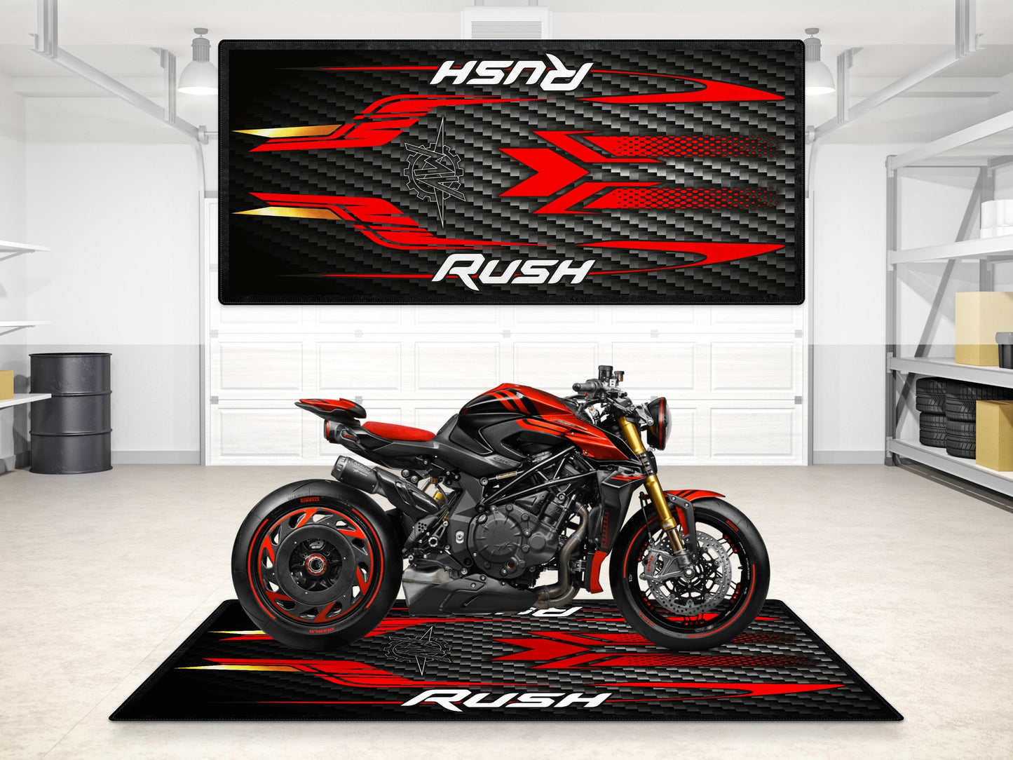 MPM Motorcycle Mat for MV Agusta Rush - MM7292