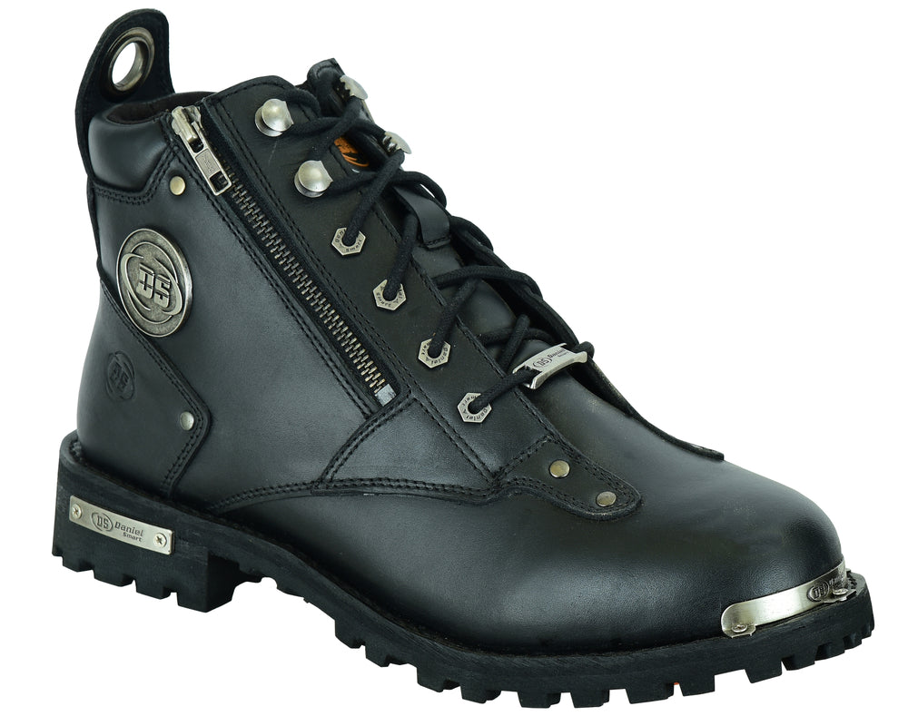 Men's 6'' Side Zipper Plain Toe Boot