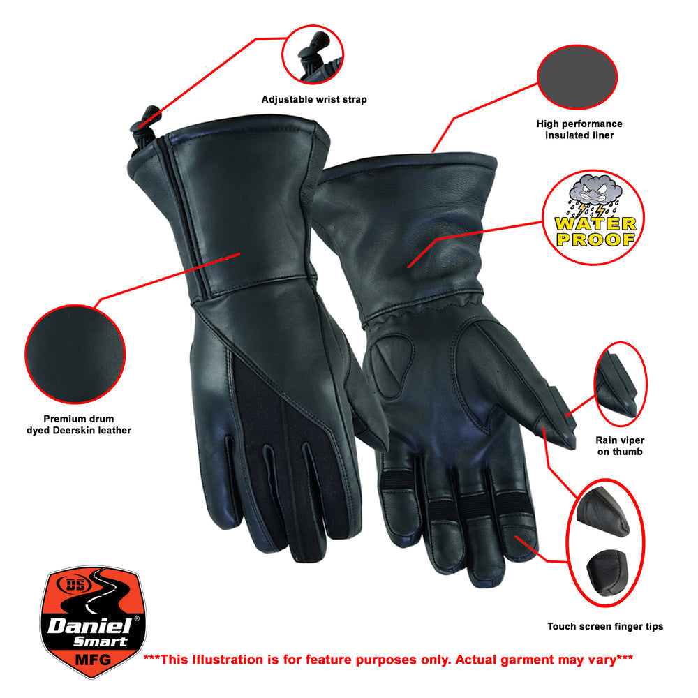Women's Feature-Packed Deer Skin Insulated Cruiser Glove