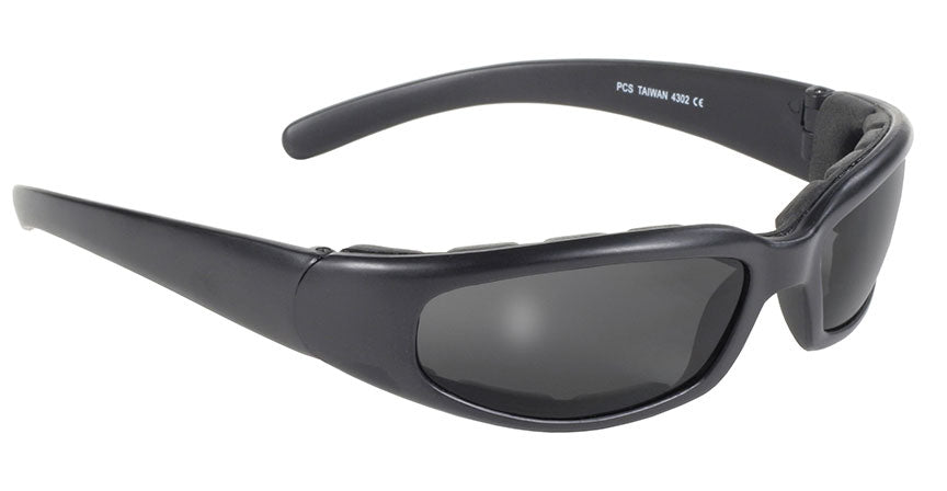 432 Rally Wrap Padded Blk Frame/Smoke Lens